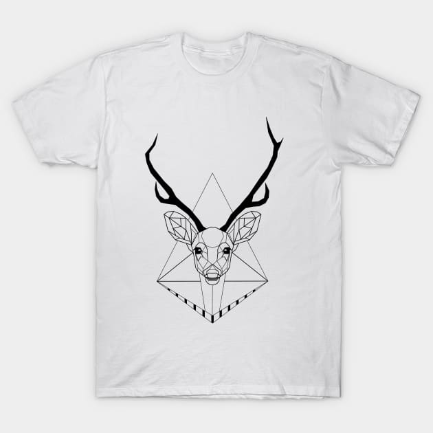 ABSTRACT GEOMETRIC DEER T-Shirt by GloriaSanchez